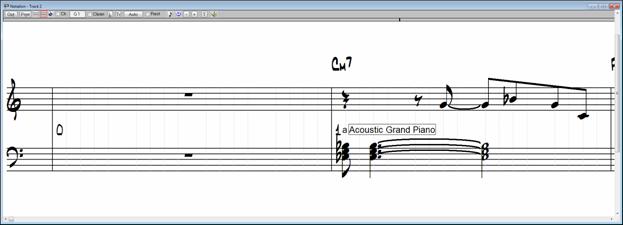 Notation window